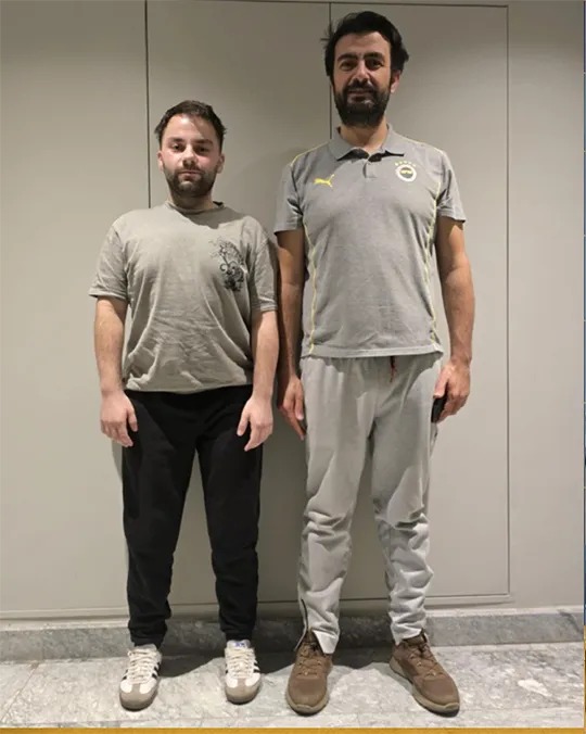 Dr. Huseyin Kavak as sports physician at Fenerbahce Sports Club